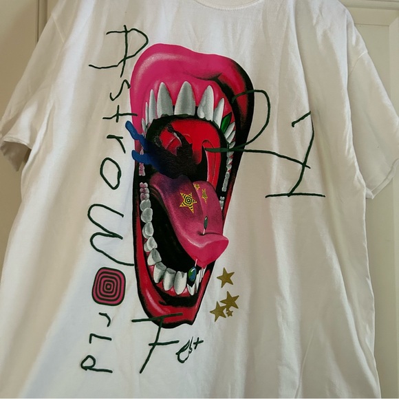 Travis Scott astroworld tee concert merch NWOT - Picture 2 of 11
